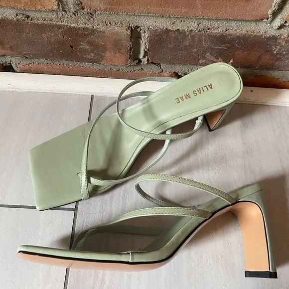 ALIAS MAE Esther sandal heels sage green size 39 - Picture 5 of 9